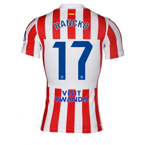 Stroje piłkarskie Atletico Madrid David Hancko #17 Koszulka Podstawowej 2025-26 Krótki Rękaw